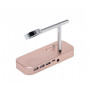 Док-станція COTEetCI Base Hub B18 MFI Stand 3 USB Hub, 1 type-c Rose Gold (CS5019-MRG) фото 3