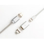 Кабель COTEetCI M11 NYLON Lightning с магнитом Silver (CS2117-TS) фото 4