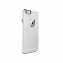 Чехол-накладка iBacks Inherent Jacket Love Transparent Case with Diamond Ring for iPhone 6S Silver Ring фото 1