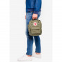Рюкзак Fjallraven Kanken Mini Green/Folk Pattern фото 2