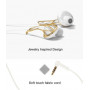 Наушники Frends Ella Earbud Headphones White/Polishe Gold (020498) фото 4