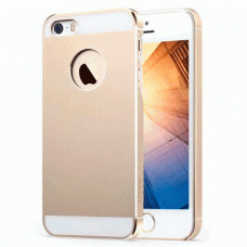 Чехол-накладка iBacks Aluminium Case Essence-2 Series Gold for iPhone 5/5S