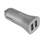 Автомобильное зарядное устройство Incase High Speed Dual Car Charger Metallic Gray (CL90037) фото 1