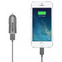 Автомобильное зарядное устройство Incase Mini Car Charger с кабелем Lightning Charcoal (EC20117) фото 3