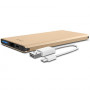Зовнішній акумулятор iWALK Chic 5000mAh Universal Backup Battery Gold фото 4