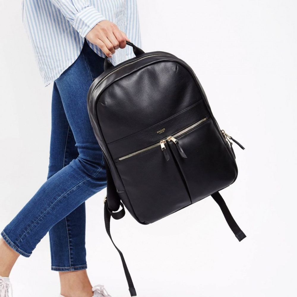 beaux leather backpack Vortex Tan Brown free crossbody to an easy shoulder bag Beaux Backpack - Packing Video