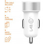 Автомобильное з/у Lab.C Dual USB Car Charger A.L White Silver (3.4 A) (LABC-582-SV_N) фото 5