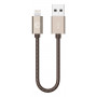 Кабель для зарядки и синхронизации Lab.C Lightning Leather Cable A.L Champagne Gold (1.8 m) (LABC-511-GD) фото 2