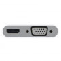 Адаптер Macally USB-C Adapter Series white (UCVH4K) фото 2