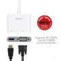 Адаптер Macally USB-C Adapter Series white (UCVH4K) фото 8