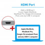 Адаптер Macally USB-C Adapter Series white (UCH4K60) фото 10