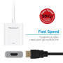Адаптер Macally USB-C Adapter Series white (UCH4K60) фото 4