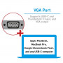 Адаптер Macally USB-C Adapter Series white (UCVGADP) фото 6
