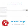 Адаптер Macally USB-C Adapter Series white (UCVGADP) фото 8