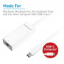 Адаптер Macally USB-C Adapter Series white (UCGB) фото 2