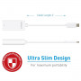 Адаптер Macally USB-C Adapter Series white (UCGB) фото 4