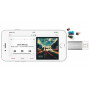 Флеш-накопитель Macally Lightning и USB 3.0 Flash 64GB Белый (IUSBFLASH64) фото 4