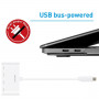 Хаб Macally USB-C Hub Series white (UCHUB4) фото 4