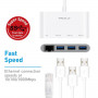 Адаптер Macally USB-C Multiport Adapter Series white (UCHUB3GB) фото 8