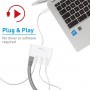 Адаптер Macally USB-C Multiport Adapter Series white (UCHUB3GB) фото 9