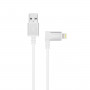 Кабель для зарядки і синхронізації Moshi Lightning to USB Cable 90-degree White (1.5 m) (99MO023128) фото 1