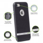 Чехол-накладка Moshi Napa Vegan Leather Case Charcoal Black для iPhone 7 (99MO088003) фото 5