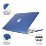 Чехол-накладка Moshi Ultra Slim Case iGlaze Indigo Blue для MacBook Pro 13 Retina (99MO071511) фото 4
