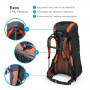 Рюкзак Osprey Exos 48 Blaze Black MD черный фото 5