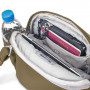 Сумка через плечо, вертикальная, антивор Pacsafe Metrosafe LS200, 6 степеней защиты, хаки фото 3