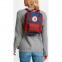 Рюкзак Fjallraven Kanken Mini Royal Blue- Ox Red фото 3