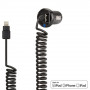 Автомобильное зарядное устройство Scosche Car Chargers з Lightning cable черный (I2C24A) фото 3
