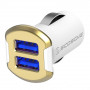 Автомобільний зарядний пристрій Scosche 12 Watt USB Car Charger біло/золотий (USBC242MGD) фото 1