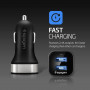 Автомобильное з/у Spigen Dual Port USB Car Charger F24QC Black (4.8A) (SGP11749) фото 4