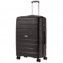 Чемодан TravelZ Big Bars (L) Black фото 1