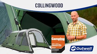 Outwell Collingwood 5 & 6 - Poled Family Tents (2020) | Innovative Family Camping