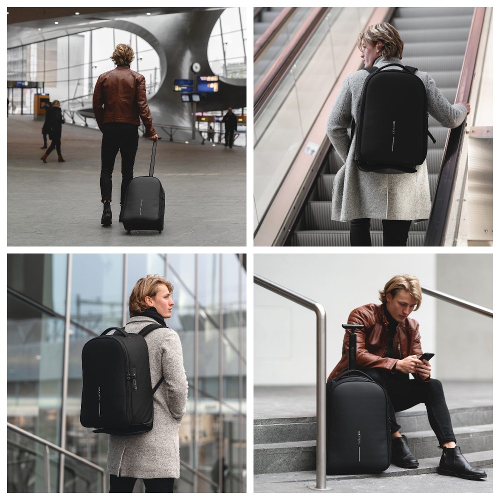 Рюкзак на колесах XD Design Bobby Backpack Trolley, Black (P705.771)