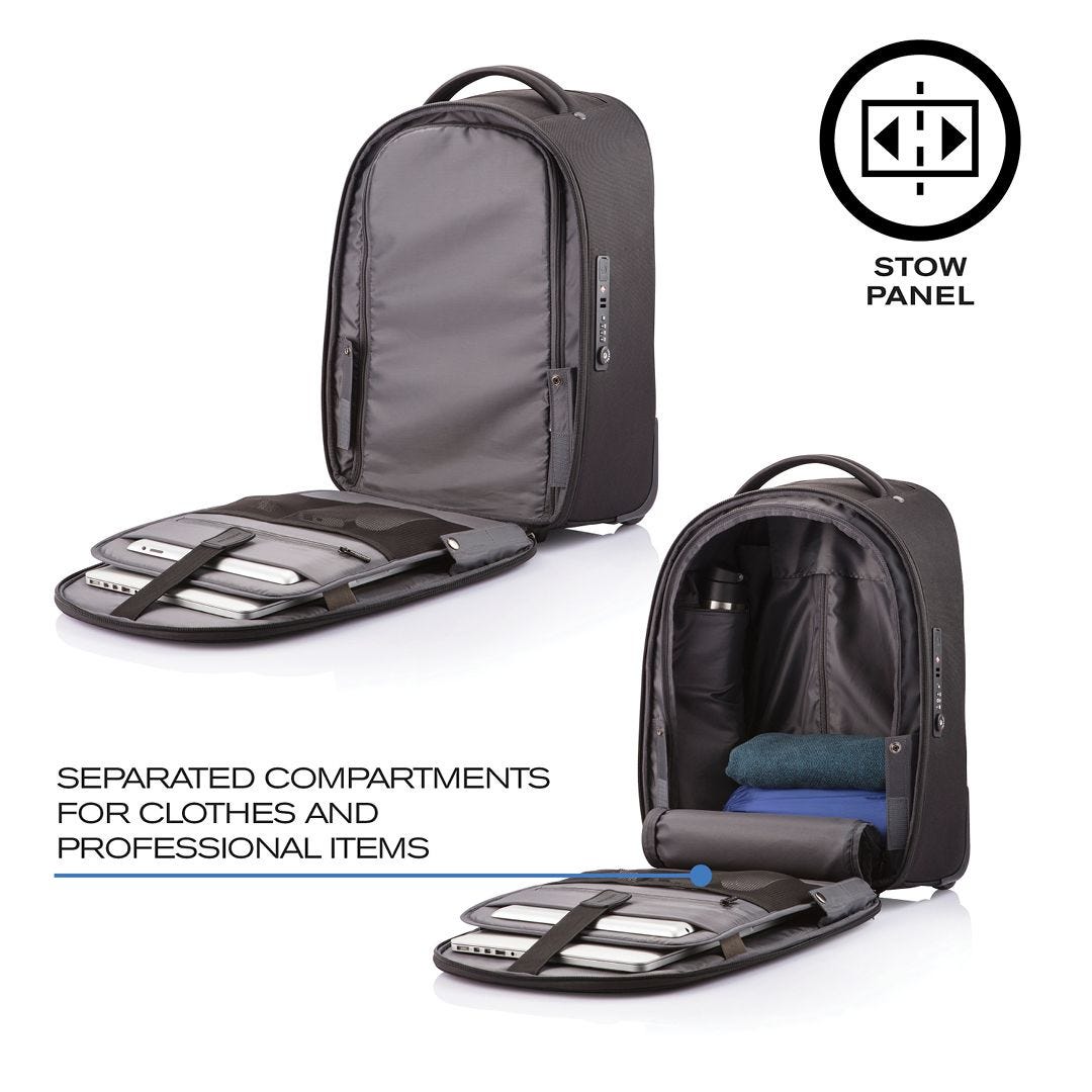 Рюкзак на колесах XD Design Bobby Backpack Trolley, Black (P705.771)