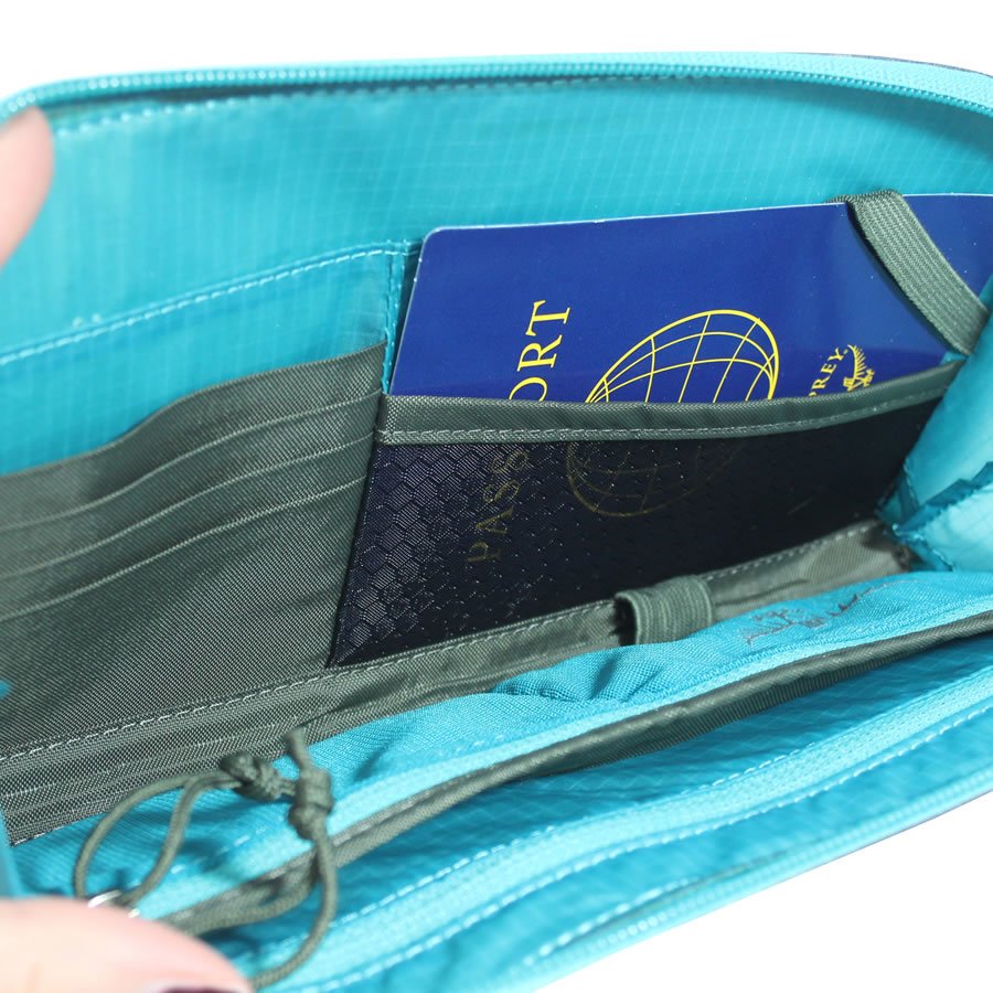 Кошелек Osprey Document Zip Wallet Black O/S, черный