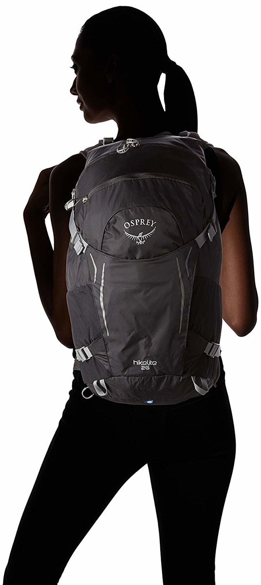 Рюкзак Osprey Hikelite 26 Shiitake Grey O/S, серый