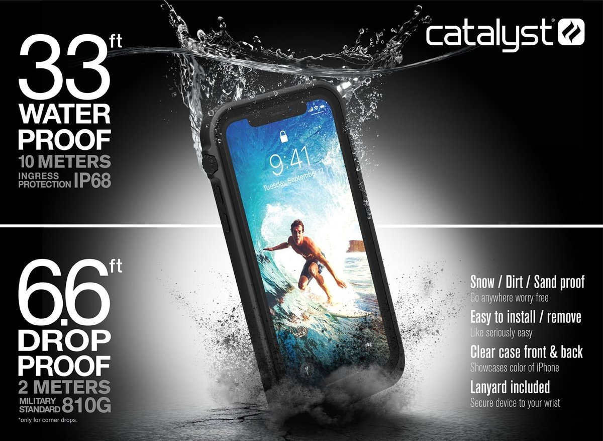 Catalyst Waterproof Case для Apple iPhone X