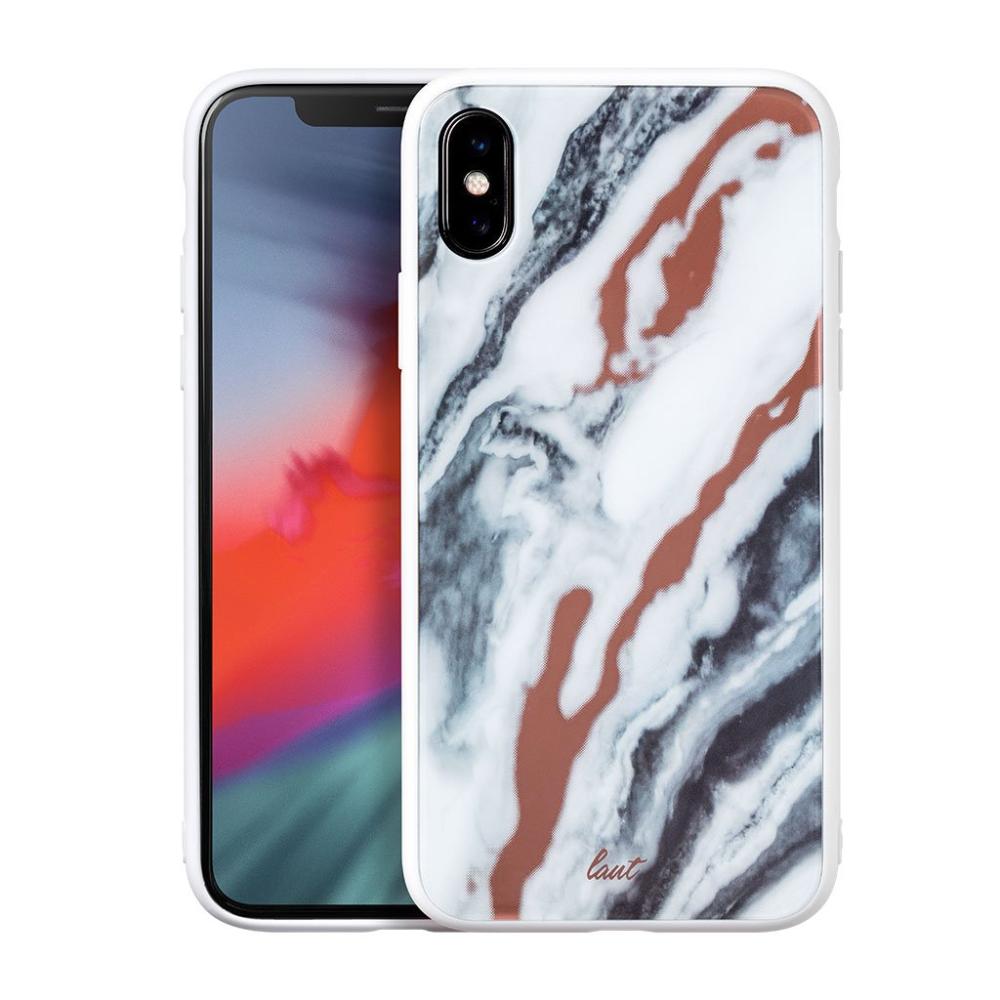 Чехол-накладка Laut Mineral Glass для iPhone 11, белый минерал Чехол-накладка Laut Mineral Glass для iPhone 11, белый минерал