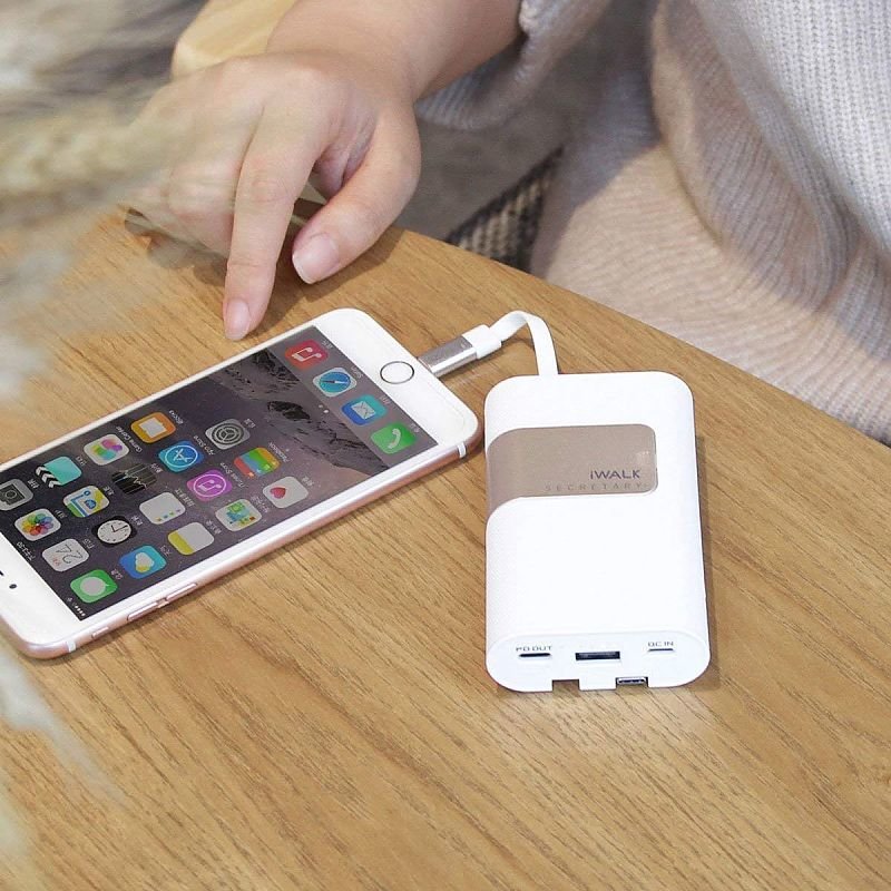 Внешний аккумулятор iWalk Secretary Plus 10000mAh White (SBS100C)