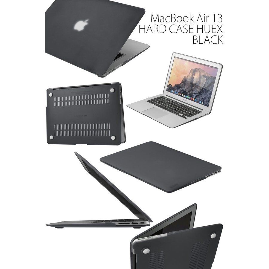 Чехол-накладка Laut Huex для MacBook Air 13 (2018), черный