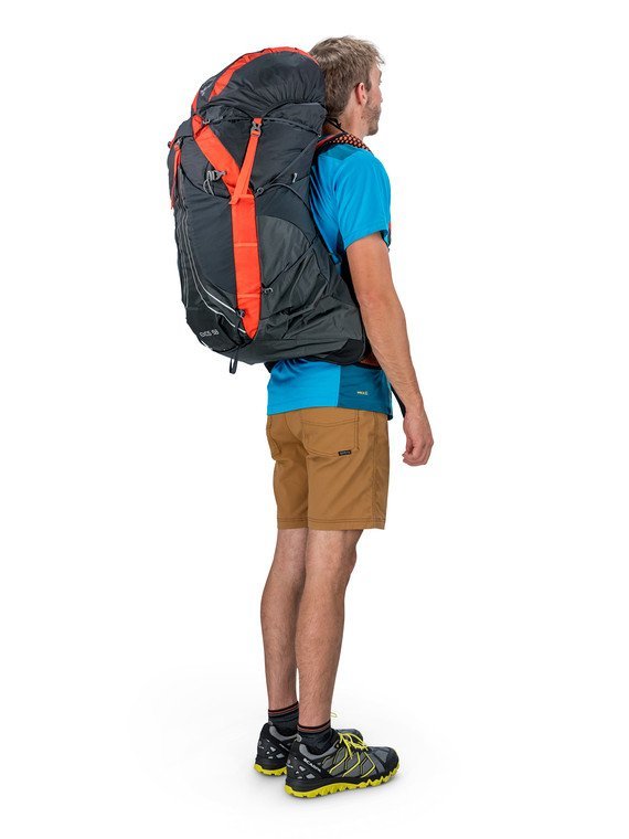 Рюкзак Osprey Exos 48 Blaze Black MD, черный