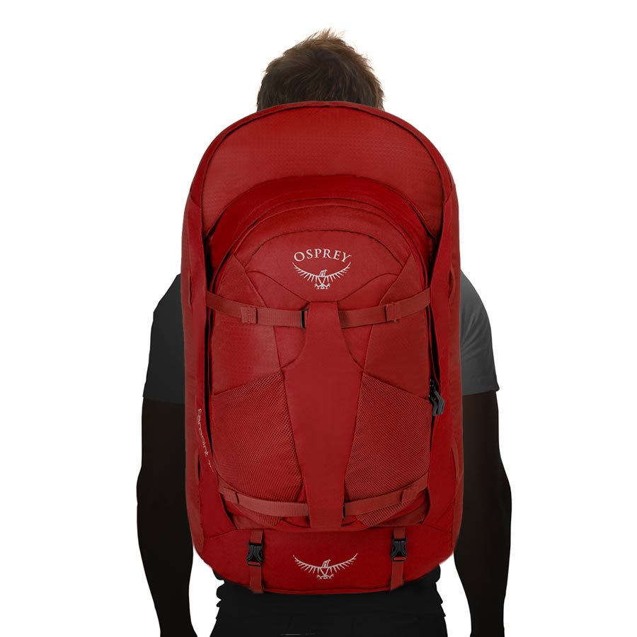 Рюкзак Osprey Farpoint 70 Jasper Red M/L, красный