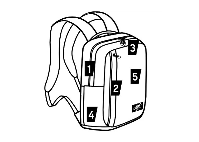 Рюкзак CabinZero Classic Flight 12 л Navy (CZ23-1205) Рюкзак CabinZero Classic Flight 12 л Navy (CZ23-1205)