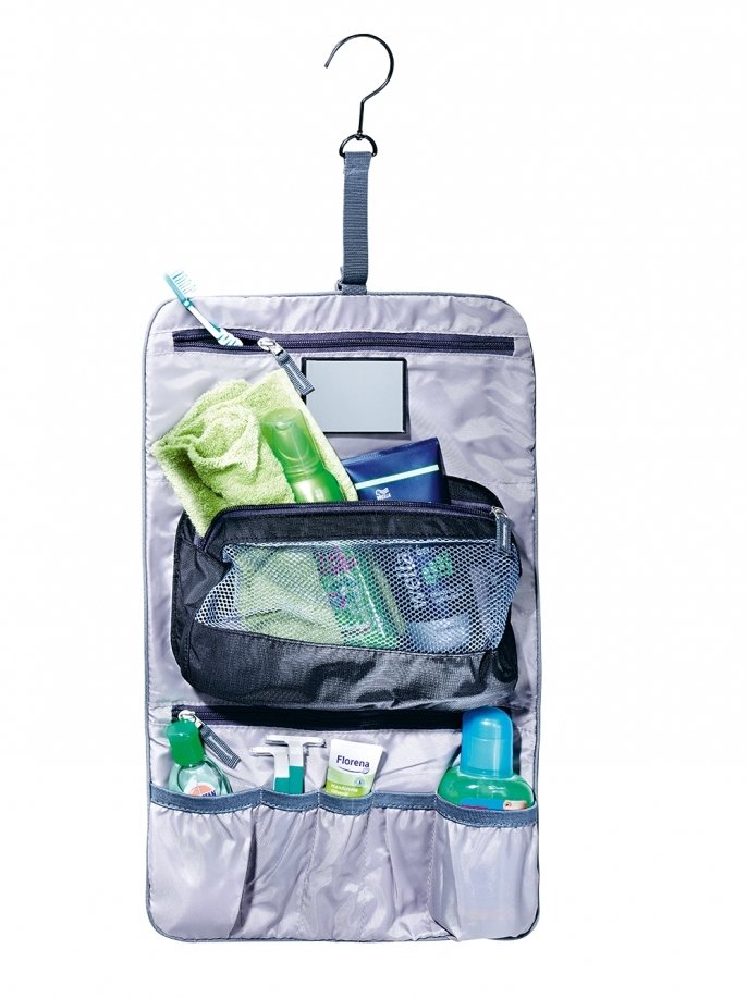 Косметичка Deuter Wash Bag II цвет 5522 aubergine-fire