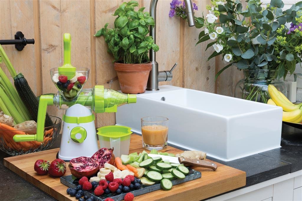 Соковичавниця ручна XD Design Manual slow juicer біла/зелена